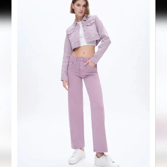 Bayeas Flora High Rise Straight Pants - Picture 2 of 12